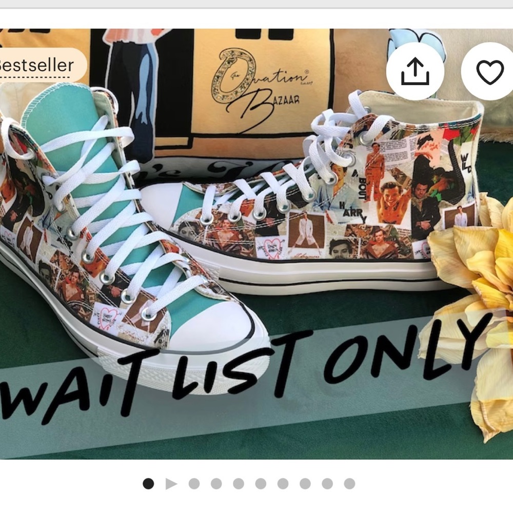 Harry Styles high top shoes